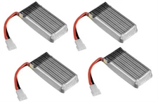 Hubsan X4 H107C H107-A24 Battery 3.7v 380mAh 25c Li-Po RC 20mm x 4 Pack