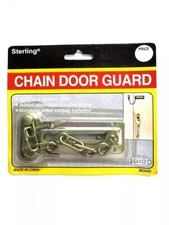 1 Kit - Sterling Brand Welded Chain Door Guard Lock Fastener Safety  (FVS031110)