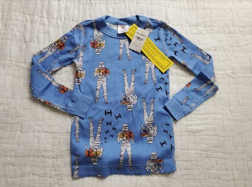 NEW KIDS 4T HANNA ANDERSSON STAR WARS LONG JOHN HALLOWEEN STORMTROOPER PAJAMAS - Picture 2 of 5