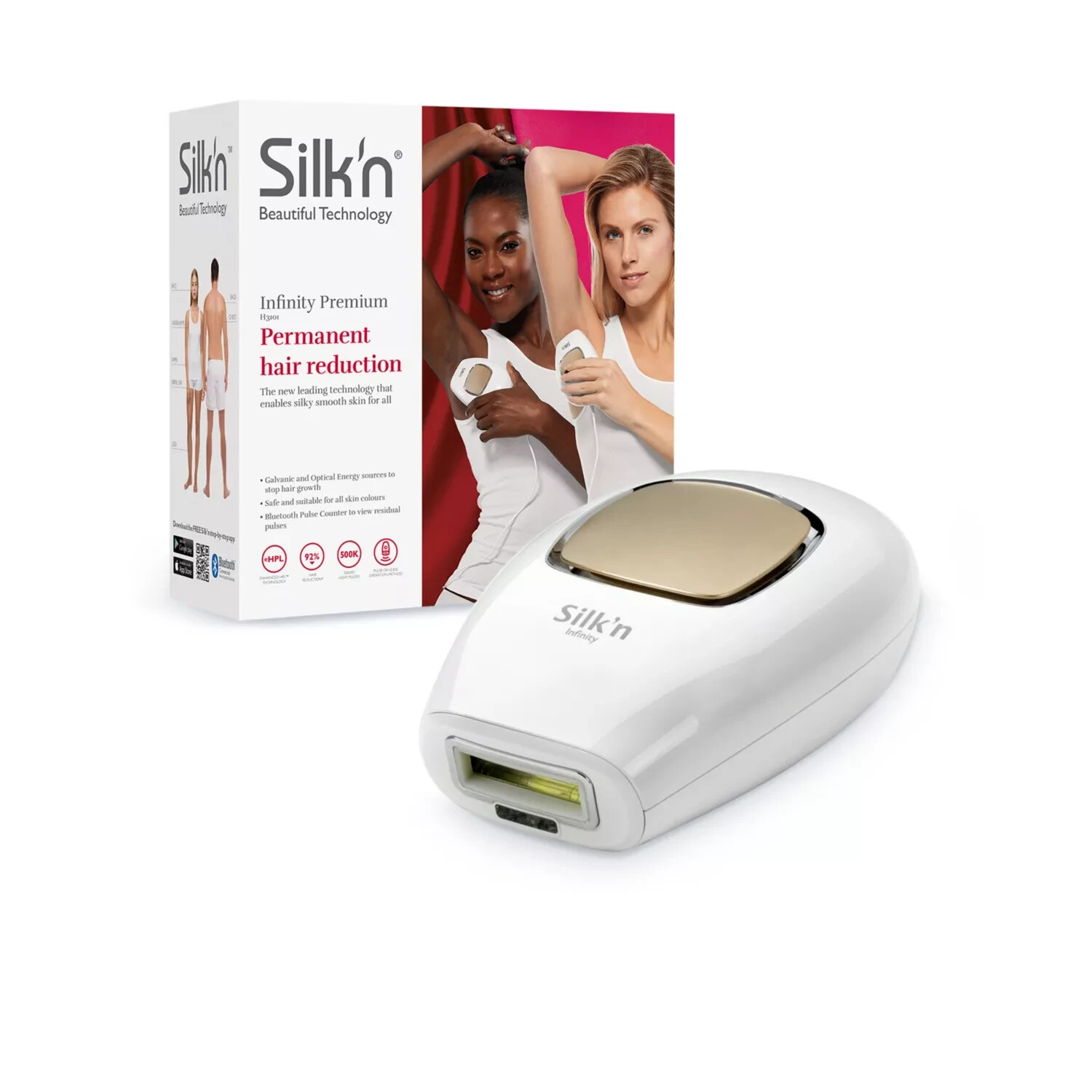 OFFERTA SILK'N INFINITY PREMIUM H3101 PER EPILAZIONE PERMANENTE