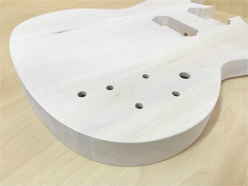 Haze Solid Basswood Electric Guitar Body, Pre-Drilled & Polished- HSSG 19300BO - Bild 11 von 12