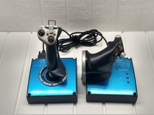 Saitek X45 Digital Joystick Throttle Flight Simulator Controllers