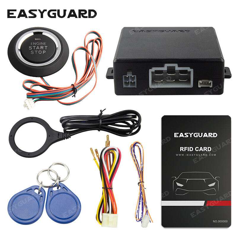 PKE Keyless Entry System EASYGUARD PKE Car Alarm System With Push ...