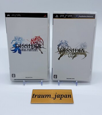 Kingdom Hearts Dissidia Final Fantasy FF Type-0 & Crisis Core PSP