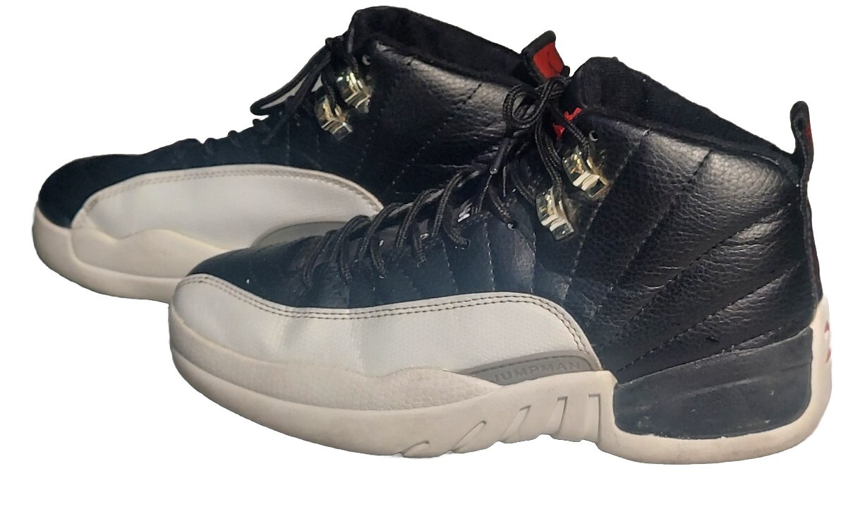 Nike Air Jordan 12 Retro White/Black GS Playoff 2022 Youth sz 7.5Y