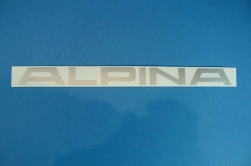 Genuine BMW ALPINA Lettering Emblem 300mm Silver for BMW E36 E38 E39 E46