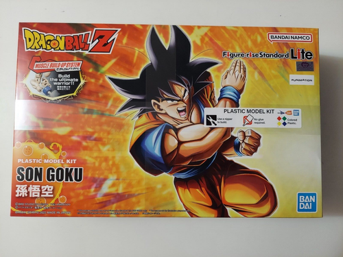 Bandai Dragon Ball Z DBZ Son Goku Model Kit Muscle Figure Rise Standard ...