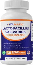 Vitamatic Lactobacillus Salivarius 2 Billion per DR Capsule - 60 Count