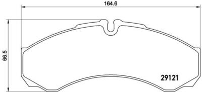 6503 MAPCO 141208 Kit pastiglie freni Assale anteriore, Assale