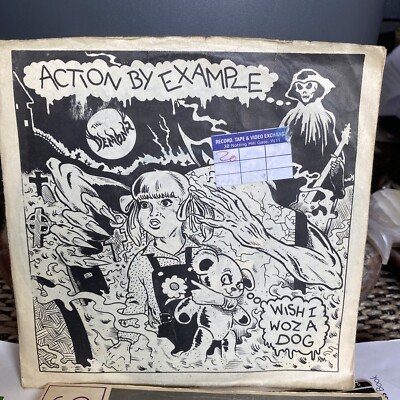 The Demons Action by Example / Wish I Was A Dog 7  Punk Crypt Music 1980