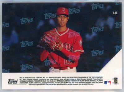 2018 TOPPS NOW MLB #650 SHOHEI OHTANI ROOKIE - BGS GEM MINT 9.5 w