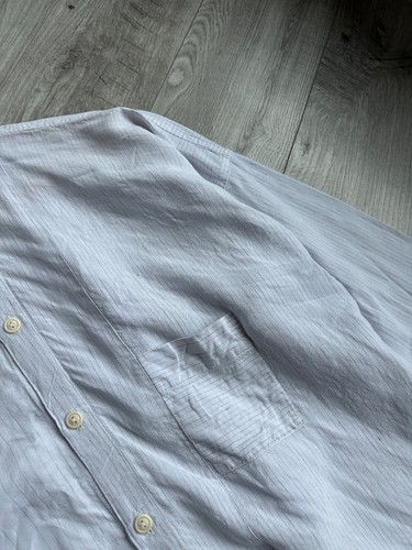 Shirin Guild Japanese linen striped avant gard oversized shirt women's Size: S - Picture 5 of 11