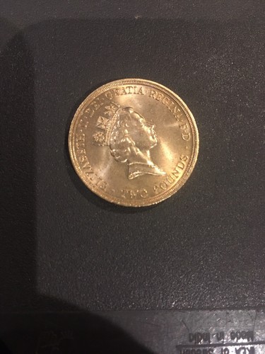 1986 - £2 Two Pound Coin, Scottish Thistle Commonwealth Games - Picture 2 of 2