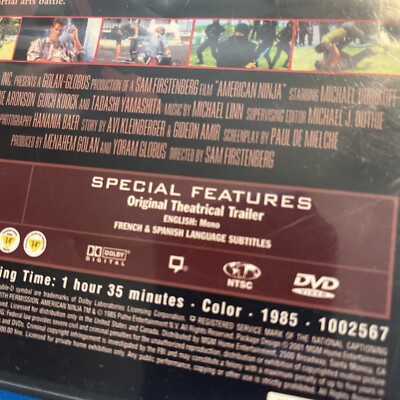 American Ninja (DVD)Michael Dudikoff 1985 Cult Martial Arts 80s