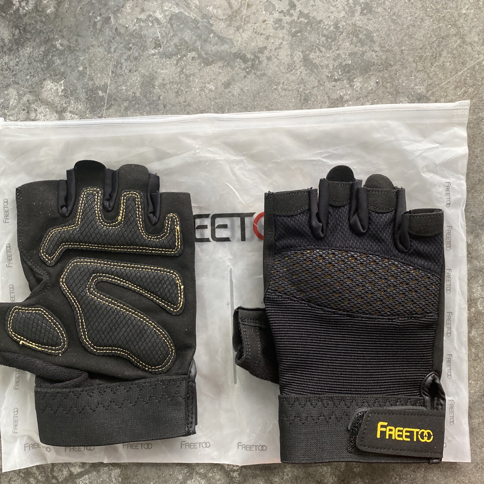 Freetoo Workout Gloves For Exercise Fitness Full Palm Protection M/L eBay