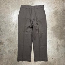 Vintage 80s Levi  s Action Slacks Brown 31x25 talon zipper flat front preppy