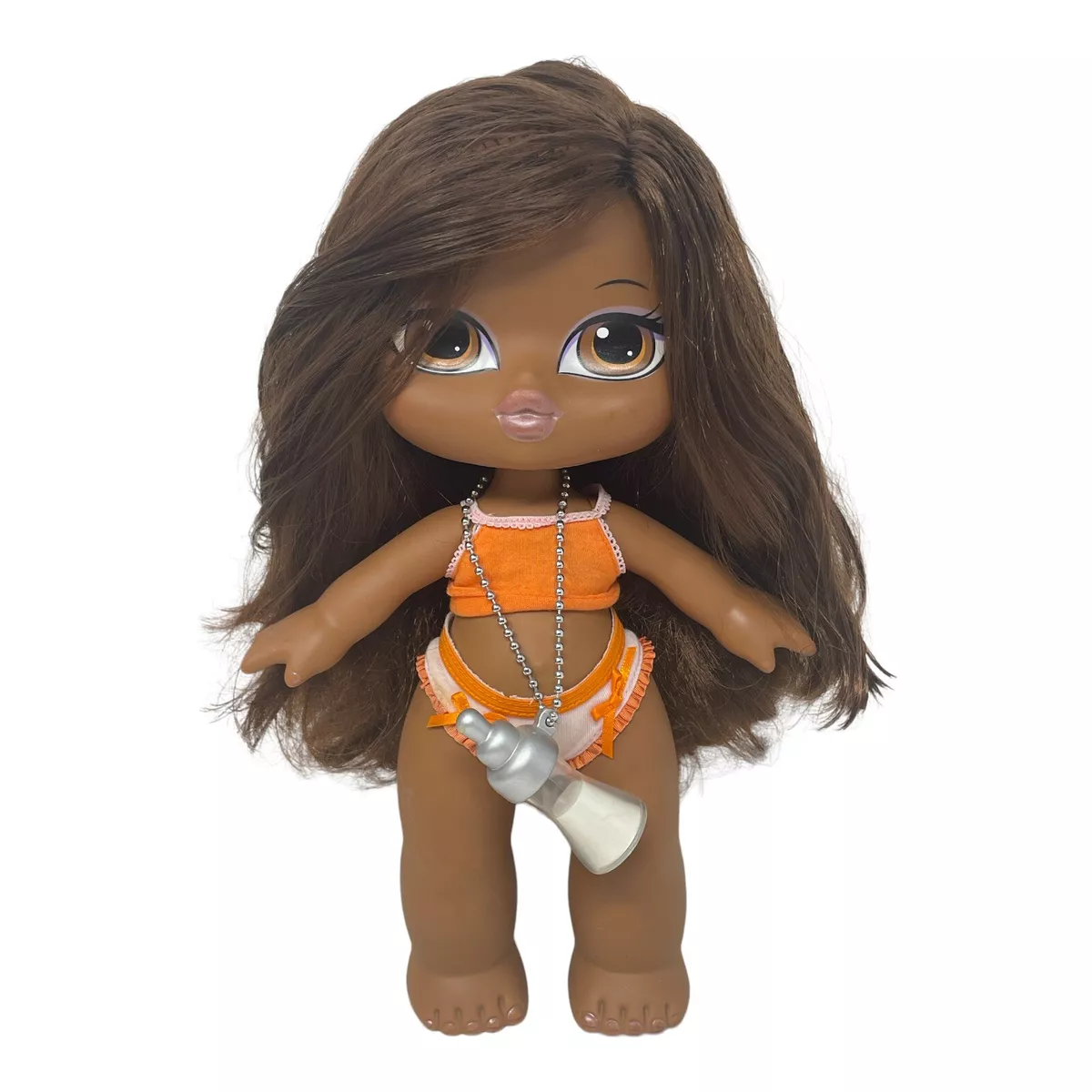 Bratz Big Babyz Sasha Fourth Edition doll Orange Outfit AA