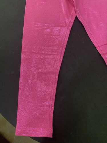 365 Kids From Garanimals Girls Size 8-Pink Shimmer Sparkle Leggings 5 Pack NWOT - Picture 2 of 4