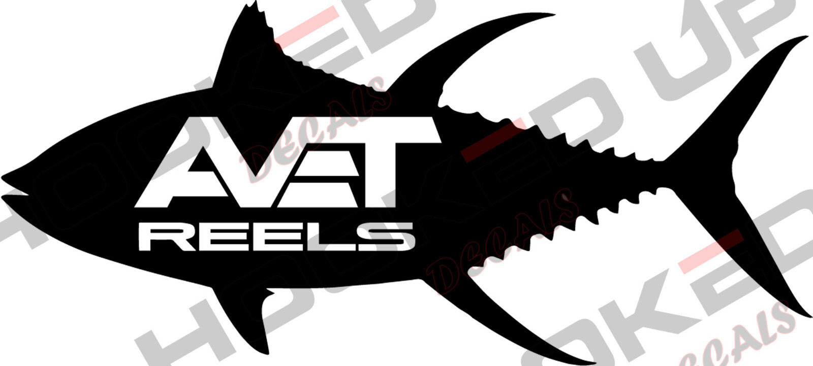 Tuna Silhouette Vinyl Transfer Decal