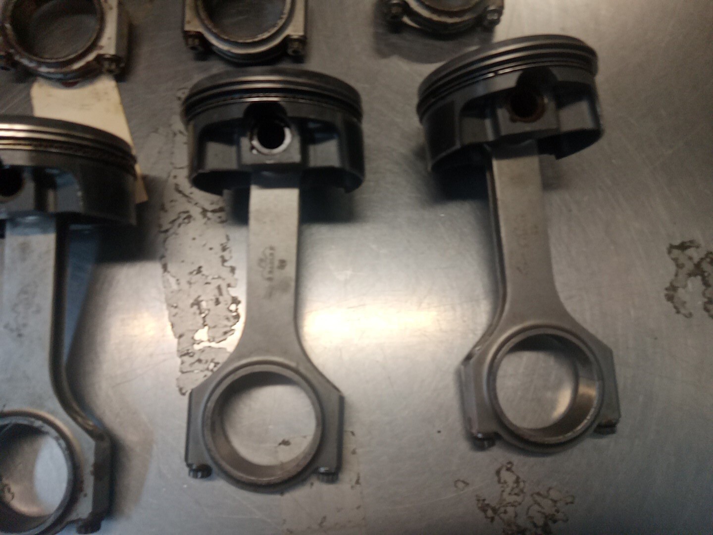 (8)Eagle CRS6125BSO LS H BEAM CONNECTING RODS MAHLE PISTONS 4.005