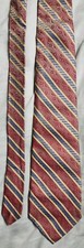 Robert Talbott Best of Class Red Gold Blue Floral Design 100 Silk Made In USA