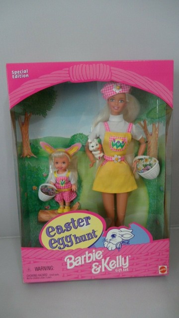 easter egg hunt barbie and kelly