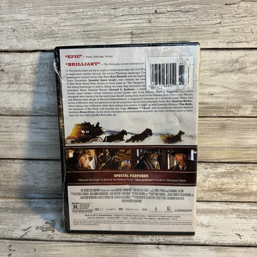The Hateful Eight (DVD) New Sealed Epic Brilliant Quentin Tarantino Ships Free - Foto 4 di 5