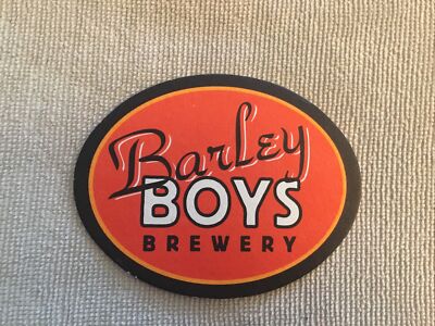 Barley Boys Brewery Beer Coaster, Omaha, NE, Ed 2