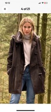 Celtic & Co Real Sheepskin Shearling Toscana Duffle Coat Shearling Jacket M 12+