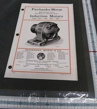 Fairbanks-Morse Bulletin 207F Induction Motors