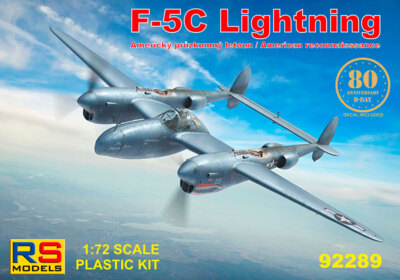 RS Models 1/72 Lockheed F-5C Lightning Fighter