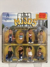 Mijos Collectible Mini Figures Series 3 Set of 8 Pack Figures 2002 MOC