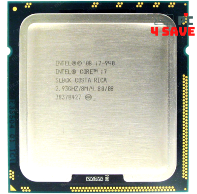 Processeur Intel Core I7-940 2.93 GHz Quad-Core – SLBCK Avec Ventirad