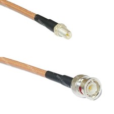 RG142 Silver RP-SMA FEMALE to BNC MALE Coax RF Cable USA Lot