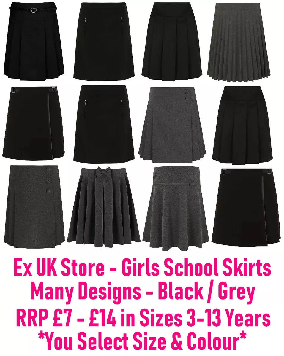 Buy Kryptic Girls Grey melange Solid Cotton Skirt Online at Best Prices in  India - JioMart.