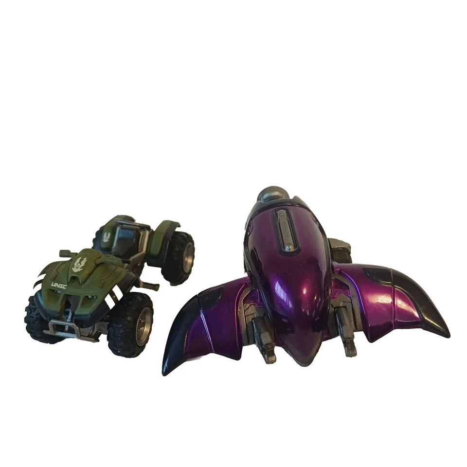 Halo 4 Covenant Ghost Action Figure set Die-Cast Ghost And ATV - image 4 of 4