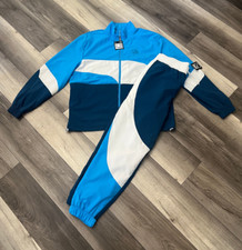 PUMA Men's Clyde Basketball 2 Piece Tracksuit Lightweight Jacket 2XL Pants XL