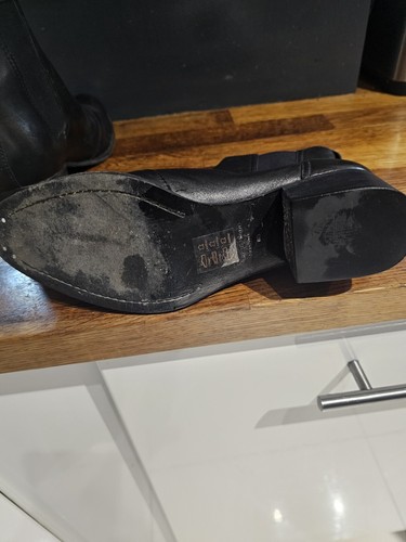 Rag&Bone Walker Chelsea Black Boot Size Uk 6 Vgc - Foto 7 di 12