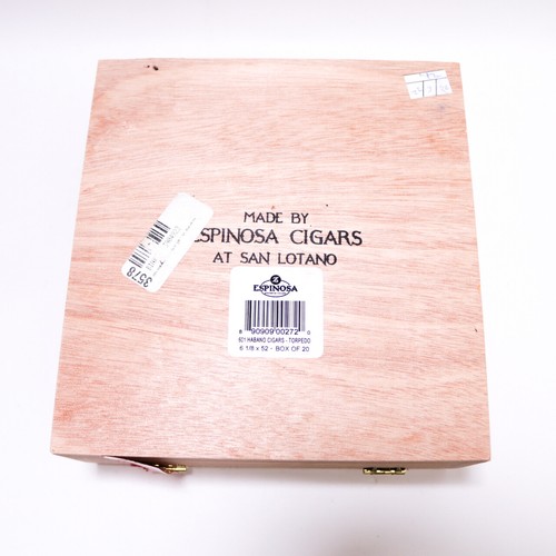 Caja de cigarros de madera vacía Torpedo Habano 601 7" x 6,75" x 2,75" A3 - Imagen 6 de 8