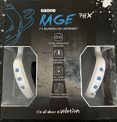 OZONE Rage 7HX 7.1 White Headset