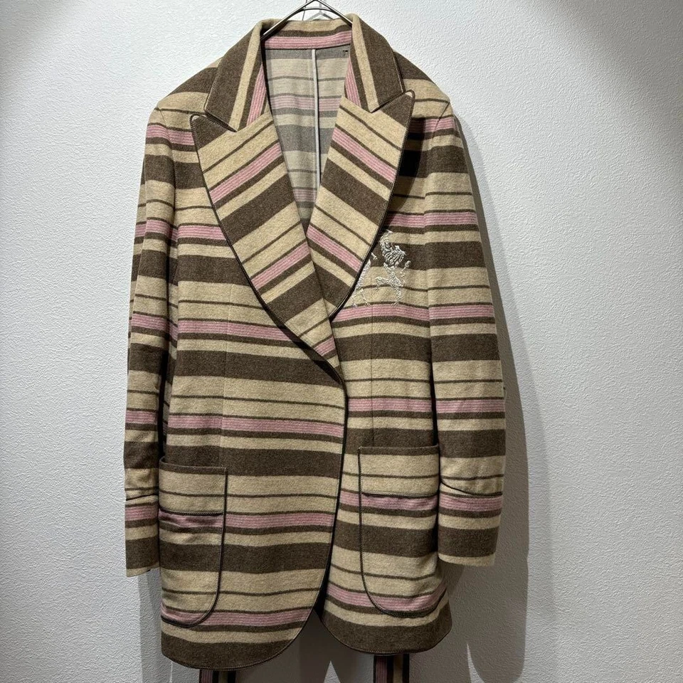 Блейзер Vivienne Westwood мужской в полоску траншея на заказ куртка - Изображение 3 из 4