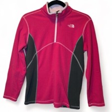 The North Face Girls XL 18 Pullover 1/4 Zip Mock Neck Long Sleeve Pullover