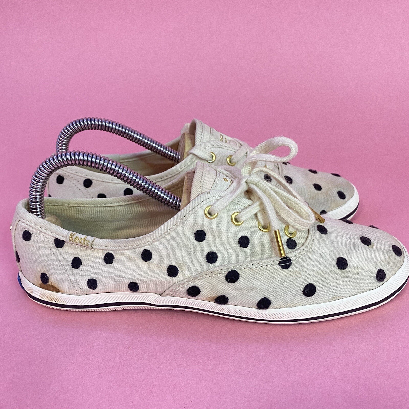 Ked’s Kate Spade Classic Black White Polka Dot Women’… Gem