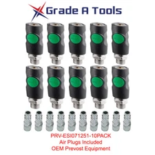 Prevost ESI071251 Male Safety High Flow Air Coupler (10) 