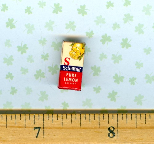 Dollhouse Miniature Size Extract Pure Lemon Box - Picture 2 of 3