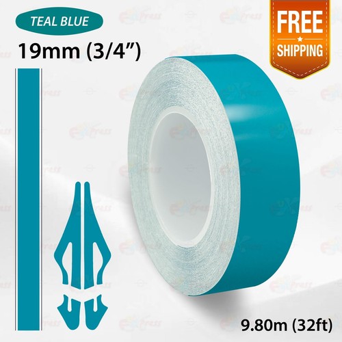 19mm 3/4" Roll PIN STRIPES Car Model Bike Streamline TAPE Decal Vinyl Stickers - Picture 37 of 51