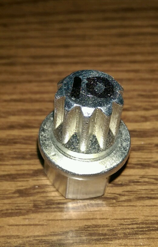 0 VW & AUDI WHEEL LOCK KEY WITH 10 POINTED SPLINES eBay