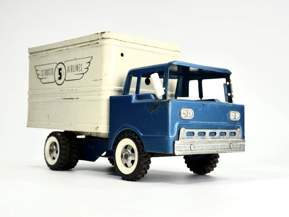 Vintage Structo AA Sky Chef Airlines Box Scissor Truck Original 1960 RARE - Image 4 of 4