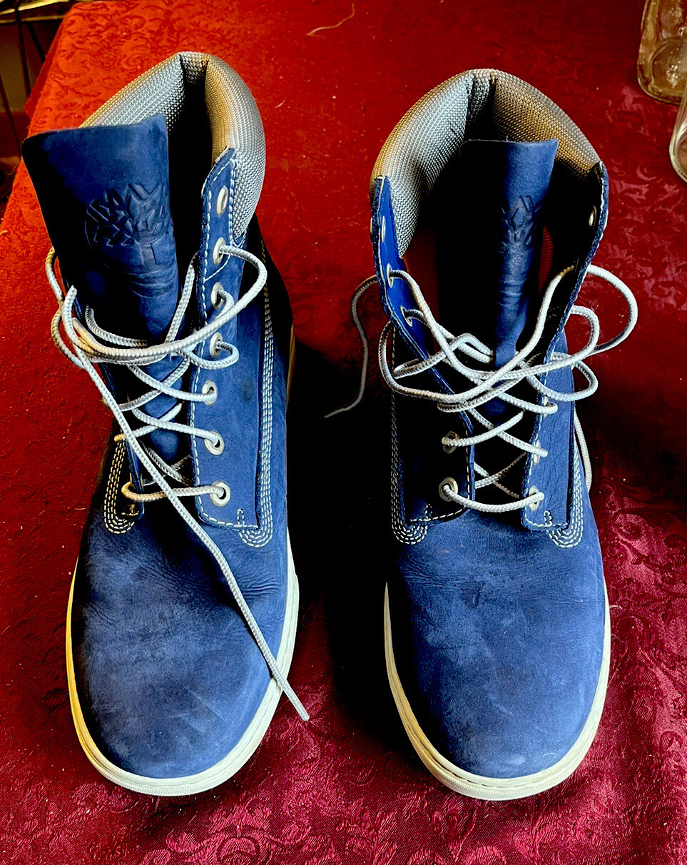 Timberland Men's Earth Keepers Inch Boots Blue 6700R US Size - Main Image