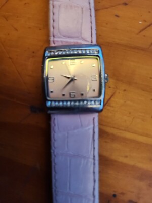 Mary Kay Pink Watch Rhinestones Square Face | eBay
